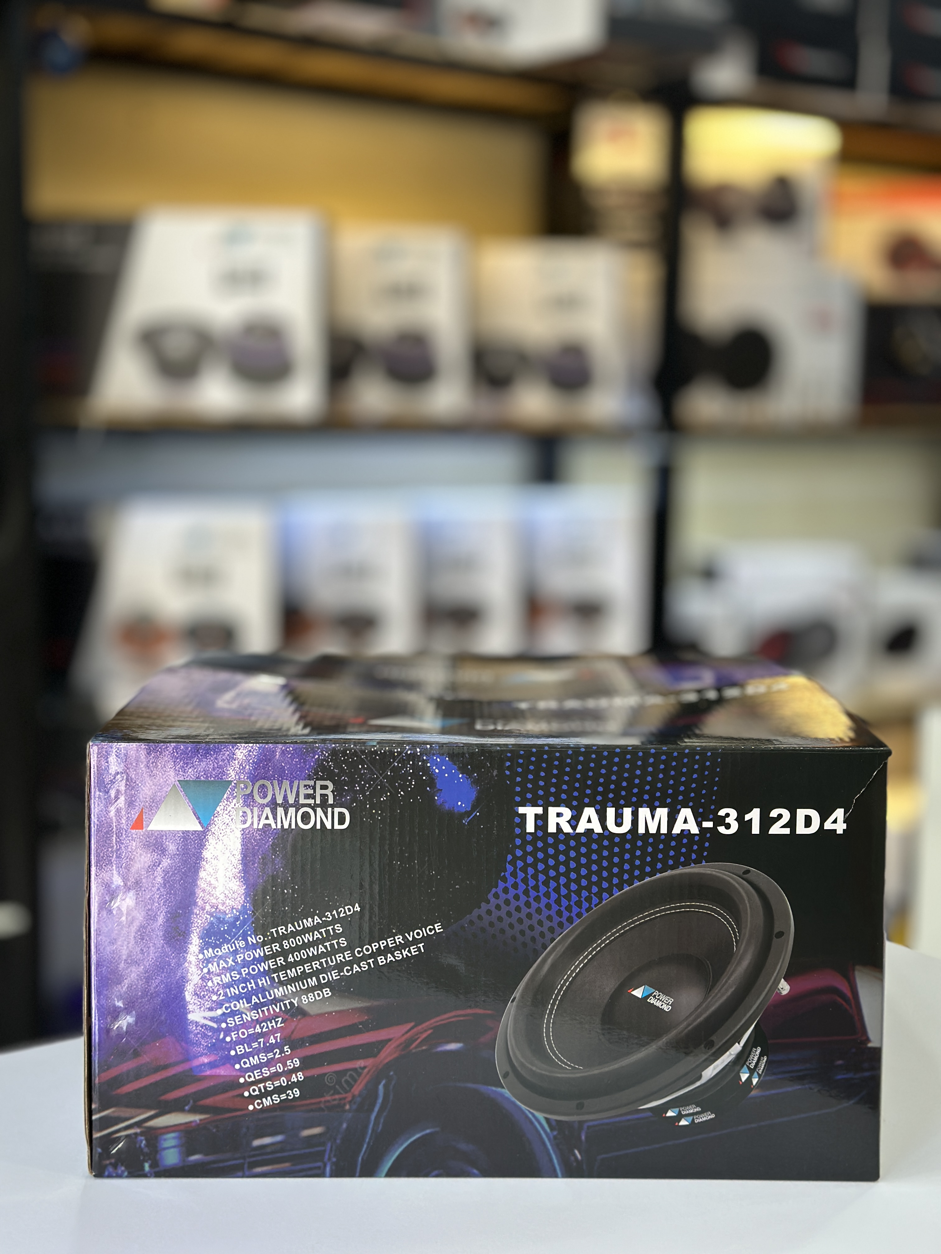 ساب ووفر پاور دیاموند مدل TRAUMA-312D4